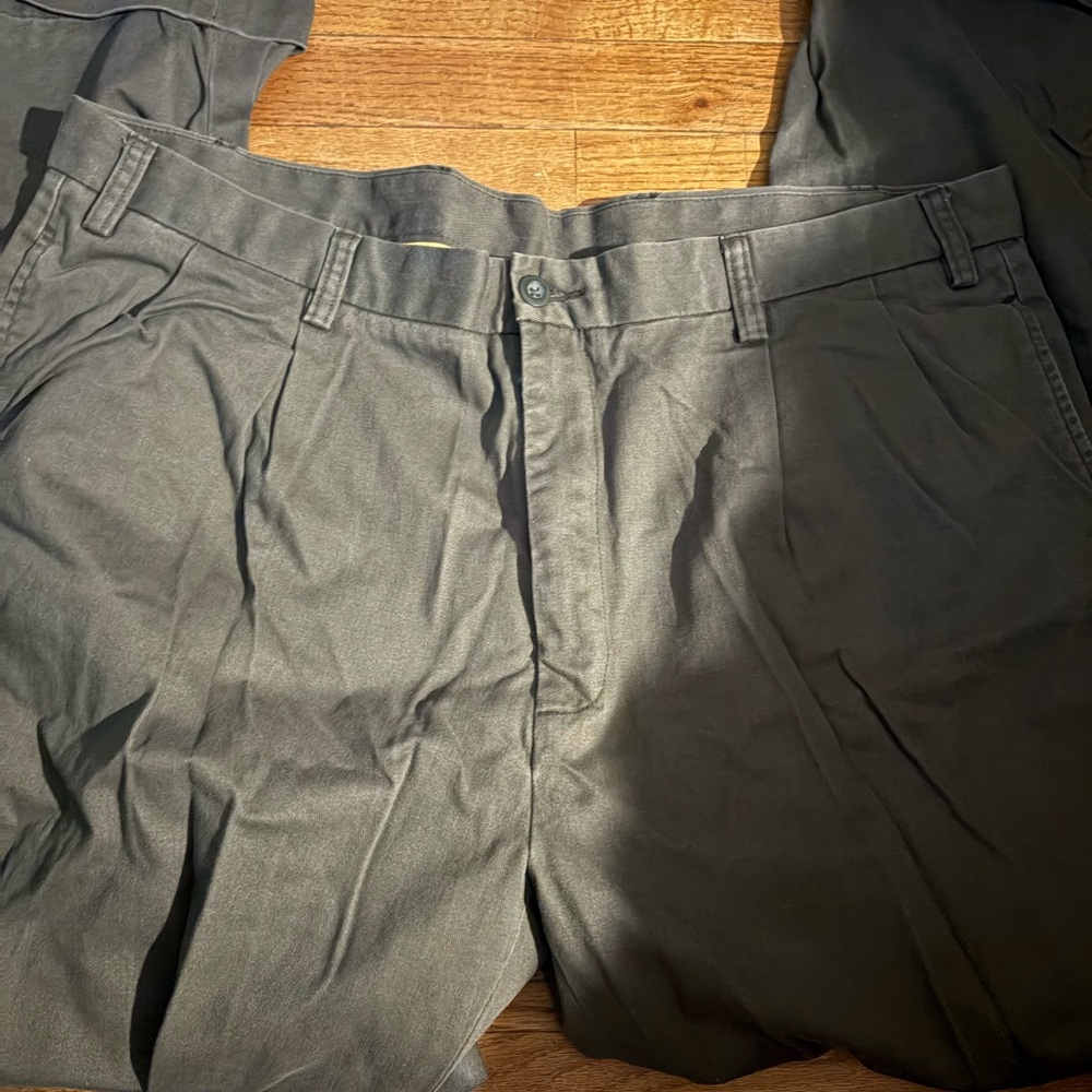 Nautica Men's Charcoal Chinos